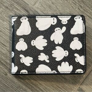 Buckle-Down Disney Big Hero 6 Baymax Poses Scattered Bifold Wallet Vegan Leather
